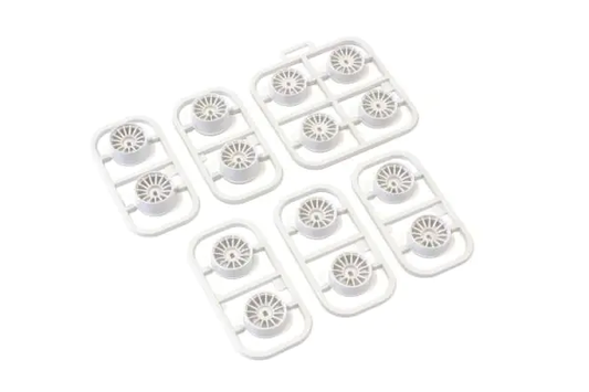 Kyosho AWD Multi Offset Whl Set White