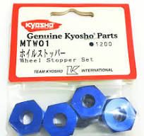 Kyosho 1/8 Wheel Stopper set Blue