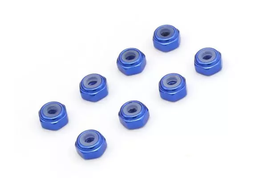 Kyosho MZ Alum Nylock Nut Blue (8)