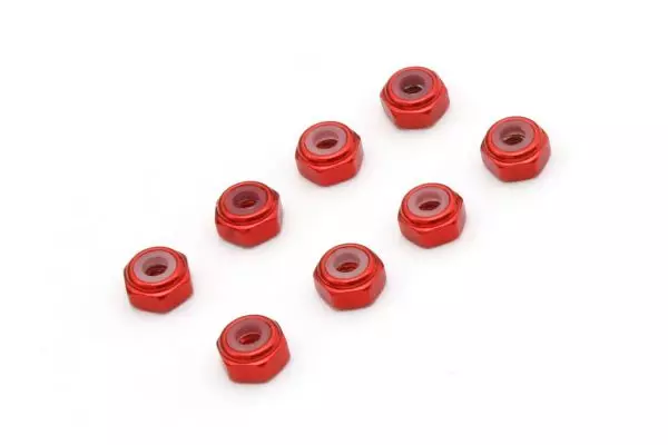 Kyosho MZ Alum Nylock Nut Red (8)