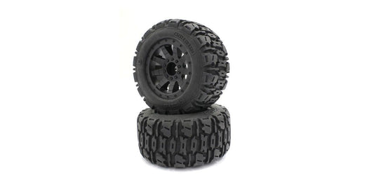Kyosho Nitro Tracker Rims & Tyres (2)