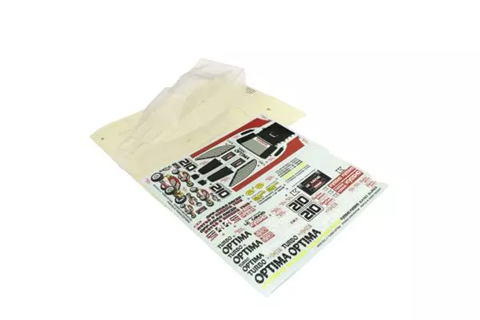 Kyosho Body set: Turbo Optima w/decal