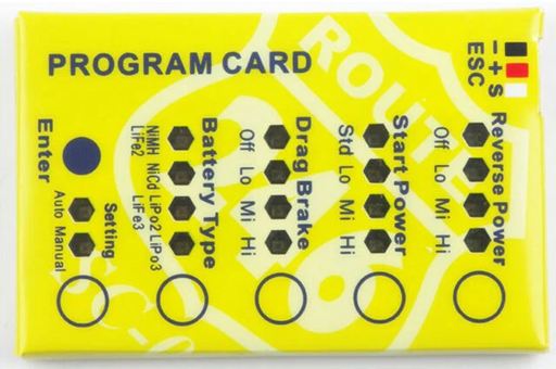 Kyosho SC Program Card