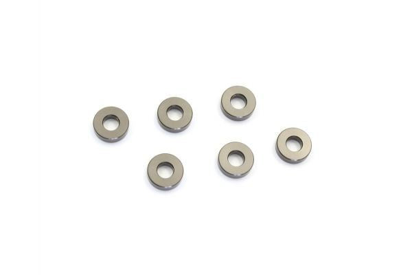 Kyosho Alum. Collar 2mm Gunmetal (6)