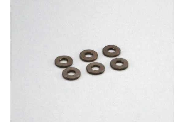 Kyosho Alum. Collar 1mm Gunmetal (6)