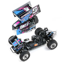 22S Sprint, RTR, Blue: 1/10 2WD (Requires Battery and Charger) by LOSI