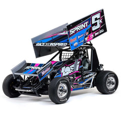 22S Sprint, RTR, Blue: 1/10 2WD (Requires Battery and Charger) by LOSI