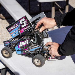 22S Sprint, RTR, Blue: 1/10 2WD (Requires Battery and Charger) by LOSI