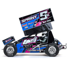 22S Sprint, RTR, Blue: 1/10 2WD (Requires Battery and Charger) by LOSI