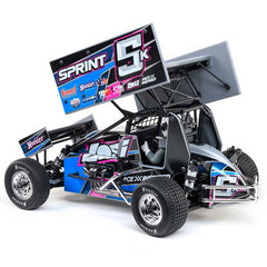 22S Sprint, RTR, Blue: 1/10 2WD (Requires Battery and Charger) by LOSI