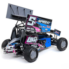 22S Sprint, RTR, Blue: 1/10 2WD (Requires Battery and Charger) by LOSI