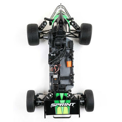 22S Sprint Car, RTR, Green: 1/10 2WD (Requires Battery and Charger) by LOSI
