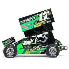 22S Sprint Car, RTR, Green: 1/10 2WD (Requires Battery and Charger) by LOSI