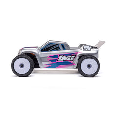 Micro-T 1/28 2WD Silver RTR Scratch N Dent with Gensace Battery by LOSI