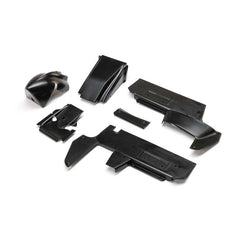 Body Panel Set, Black: 22S Sprint Car by LOSI