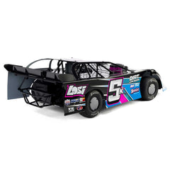 22S Dirt Late Modell (NZ Super Saloon), 1/10 2WD RTR Dirt Oval, Blue by LOSI