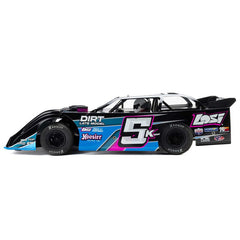 22S Dirt Late Modell (NZ Super Saloon), 1/10 2WD RTR Dirt Oval, Blue by LOSI