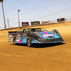 22S Dirt Late Modell (NZ Super Saloon), 1/10 2WD RTR Dirt Oval, Blue by LOSI