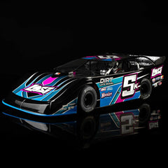 22S Dirt Late Modell (NZ Super Saloon), 1/10 2WD RTR Dirt Oval, Blue by LOSI