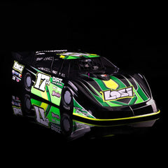 22S Dirt Late Model (NZ Super Saloon), 1/10 2WD RTR Dirt Oval, Green by LOSI