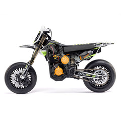 Promoto-SM 1/4 Super Moto Motorcycle, FXR, White: RTR Basic (Requires Battery