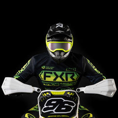 Promoto-SM 1/4 Super Moto Motorcycle, FXR, White: RTR Basic (Requires Battery