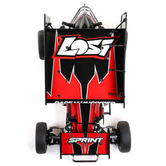 22S Sprint, RTR with Battery and Charger, Red: 1/10 2WD by LOSI
