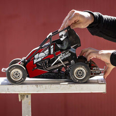 22S Sprint, RTR with Battery and Charger, Red: 1/10 2WD by LOSI
