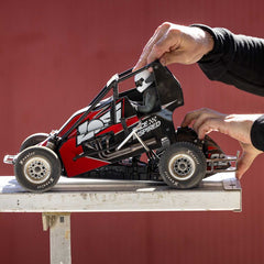 22S Sprint, RTR with Battery and Charger, Red: 1/10 2WD by LOSI