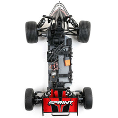22S Sprint, RTR with Battery and Charger, Red: 1/10 2WD by LOSI