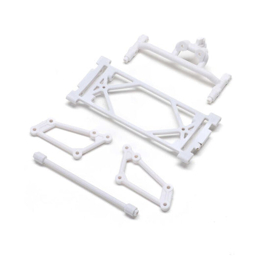 Front Wing Mount Set, White: 22S Sprint by LOSI