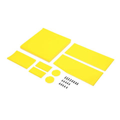 Wing Panel Set, Yellow: 22S Sprint by LOSI