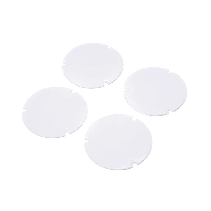 Wheel Cover Set, White: 22S Sprint by LOSI