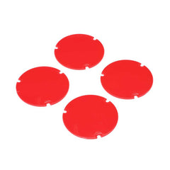 Wheel Cover Set, Red: 22S Sprint by LOSI