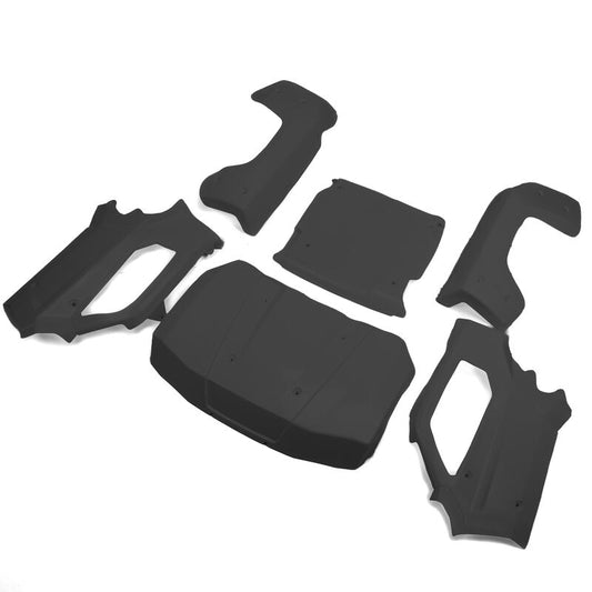 Body Set, Complete, Black: 5IVE-T 3.0 by LOSI