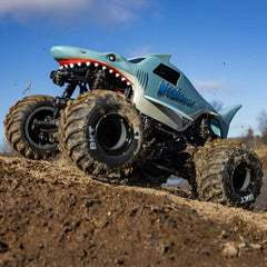 1/18 Mini LMT Megalodon 2S 4X4 RTR Brushed Monster Truck (Battery & Charger