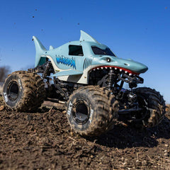 1/18 Mini LMT Megalodon 2S 4X4 RTR Brushed Monster Truck (Battery & Charger