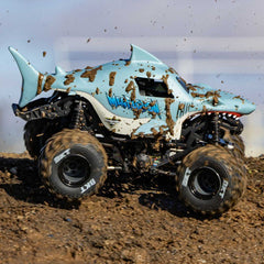 1/18 Mini LMT Megalodon 2S 4X4 RTR Brushed Monster Truck (Battery & Charger