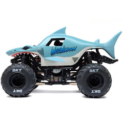 1/18 Mini LMT Megalodon 2S 4X4 RTR Brushed Monster Truck (Battery & Charger