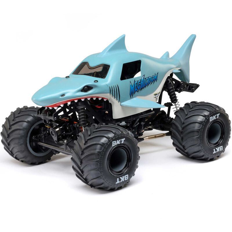 1/18 Mini LMT Megalodon 2S 4X4 RTR Brushed Monster Truck (Battery & Charger