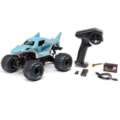 1/18 Mini LMT Megalodon 2S 4X4 RTR Brushed Monster Truck (Battery & Charger