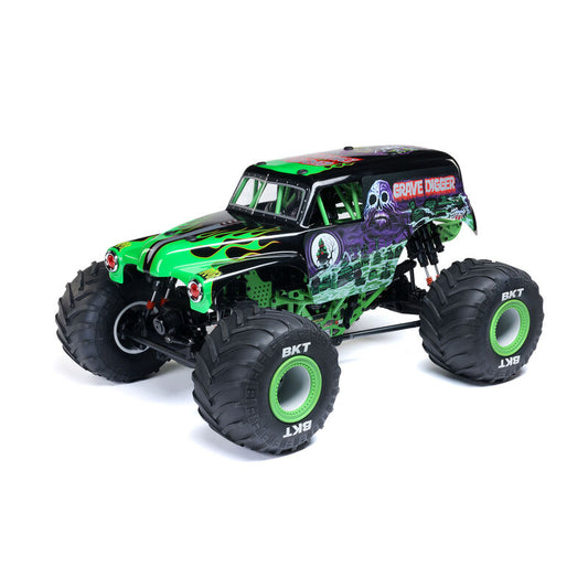 1/8 LMT 2.0 Grave Digger 4X4 Solid Axle Brushless Monster Truck RTR, Green by