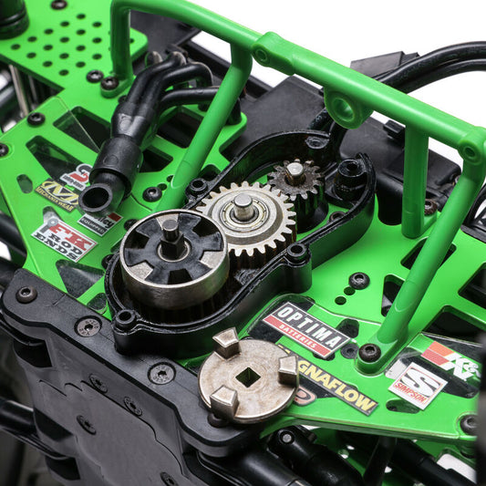 1/8 LMT 2.0 Grave Digger 4X4 Solid Axle Brushless Monster Truck RTR, Green by