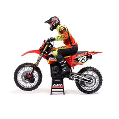1/4 Promoto-MX Motorcycle RTR, FXR Red by LOSI plus Smart Powerstage 2S Surface