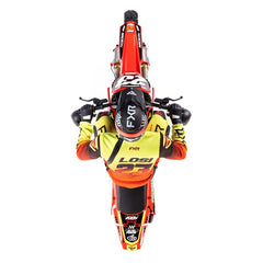 1/4 Promoto-MX Motorcycle RTR, FXR Red by LOSI plus Smart Powerstage 2S Surface