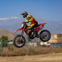 1/4 Promoto-MX Motorcycle RTR, FXR Red by LOSI plus Smart Powerstage 2S Surface