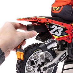 1/4 Promoto-MX Motorcycle RTR, FXR Red by LOSI plus Smart Powerstage 2S Surface