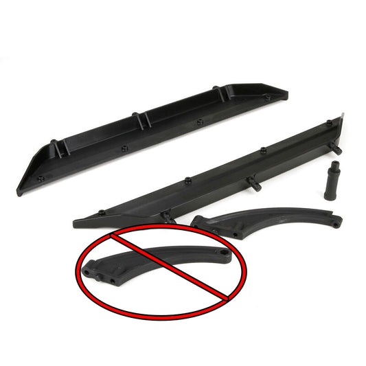 Chassis Side Guards & Chassis Braces: 1:5 DB XL SCRATCH-N-DENT (Rear Chassis