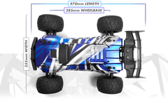 Maverick 1/10 Qntm2 XT Stdm Trck Blue