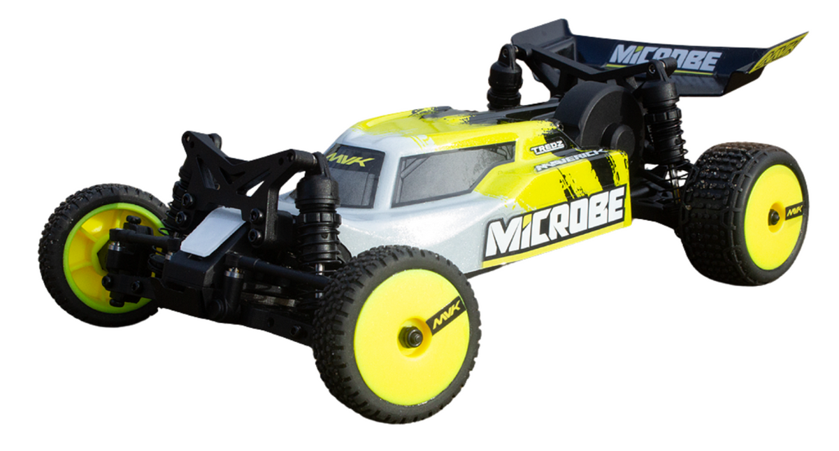 Maverick 1/ Microbe Buggy Yellow w/b&c